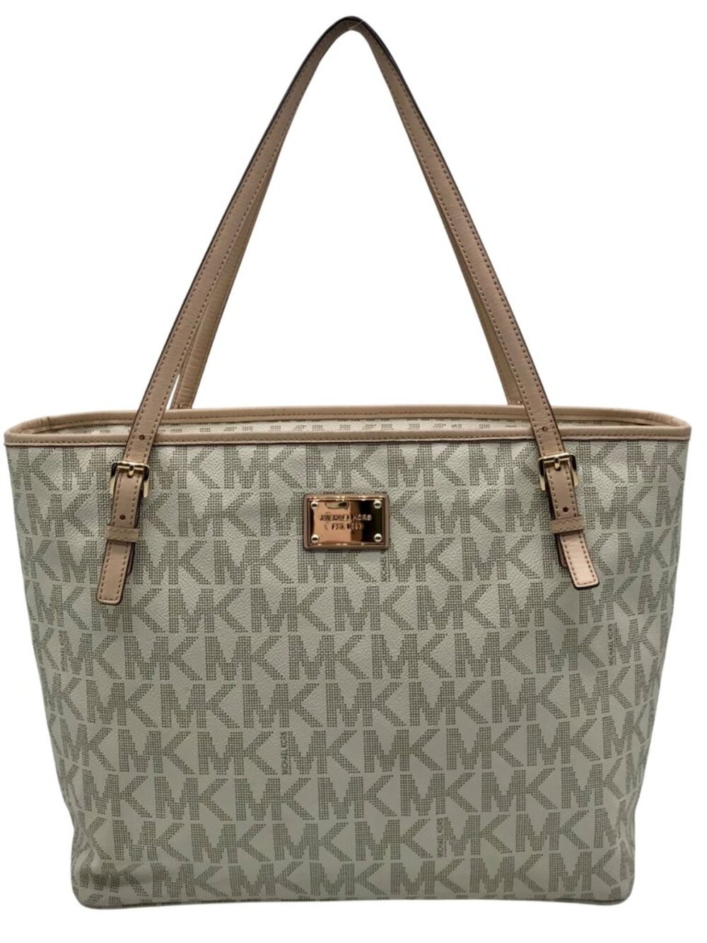 Michael Kors Vanilla Monogram Diaper Tote Bag